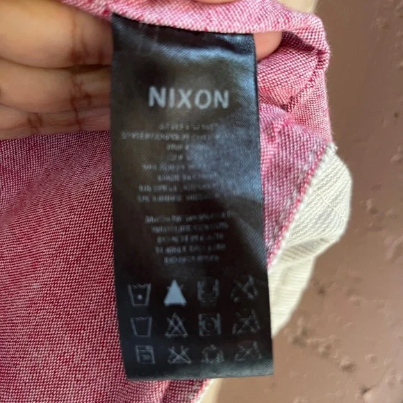 Nixon Men's Striped Gray Shirt Jacket - Picture 6 of 13